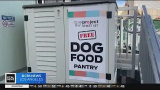 "Street Vet" opens pet food pantry for LA's homeless