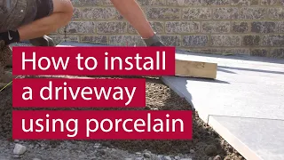 How To Lay Porcelain Paving For Driveways