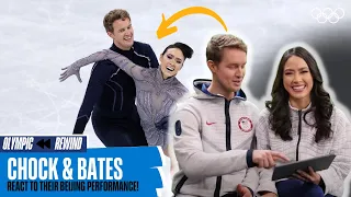 Madison Chock & Evan Bates react to their Beijing 2022 performance!