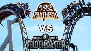 Pantheon vs. Velocicoaster - Which Intamin Multi Launch Has the Better Layout?