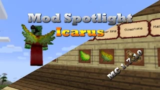 Mod Spotlight - Icarus - Amazing Wings! (V1.0.6 for MC 1.7.10)