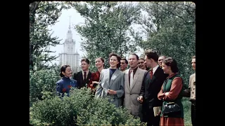 Ленинские горы. Песня в исполнении Ивана Бугаева 🎥 Киноконцерт 1952 года