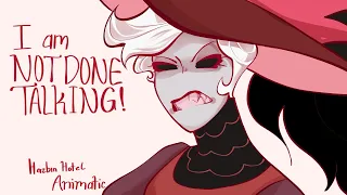 Rosie tells Alastor to shut up | Hazbin Hotel Animatic