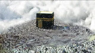 70,000 pilgrims flee giant hail in Mecca and Dammam, Saudi Arabia