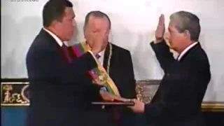 Juramentación de Hugo Chávez como Presidente el 2 de Febrero de 1999