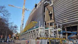 🔴 DIRECTO 🔴 PREPARATIVOS IZADO CERCHA 7 | OBRAS SANTIAGO BERNABÉU (10 enero 2023)