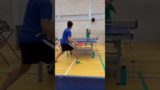 Table tennis England junior match play