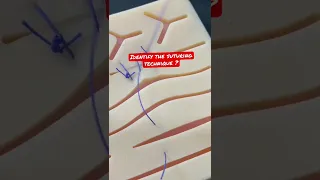 Identify the suturing technique ?