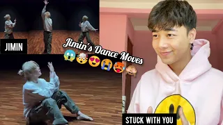 Jimin Dancing on "Stuck With You" by Ariana Grande & Justin Bieber | REACTION