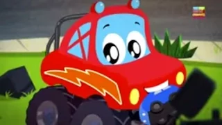 Little red car | monster truck Dan | We are the monster trucks