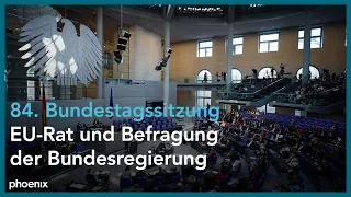 84. Sitzung des Deutschen Bundestages