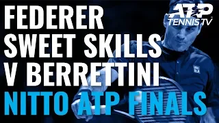 Roger Federer Sweet Skills in Win vs Berrettini! | Nitto ATP Finals 2019