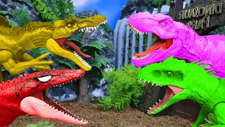 FPS Avatar in Jurassic Park Rescues Super Heroes and Fights Dinosaurs-Animal Revolt Battle Simulator