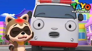 The Bad Raccoons Got Boo Boo | Tayo Ambulance Song | Tayo Checkup Song | Tayo the Little Bus