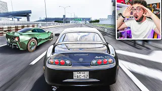 RUTA CON TRÁFICO REAL EN AUTOPISTA DE JAPÓN 😱 | Assetto Corsa