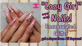 "LAZY GIRL" METHOD USING GEL X DUPES FROM ALI EXPRESS & POLYGEL | SUPER EASY!