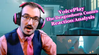 SKYRIM SUPERFAN reacts to The Dragonborn Comes - VoicePlay ft Omar Cardona
