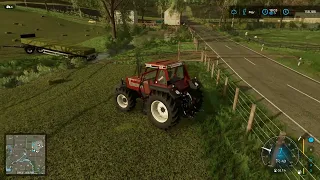 Farming Simulator 22 | Fiatagri 180-90 VS Big flat trailer