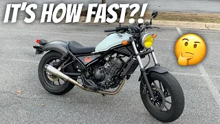 How Fast IS The New Honda Rebel 300?!?! Top Speed, Highway Capabilities, and More!