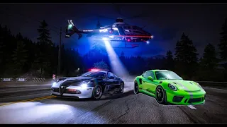 Escaping from police in Porsche. End will surprise you fs #asphalt9