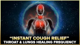 ⭐Instant Cough Relief Binaural Beats⭐Lungs & Throat Healing Frequency |Healing Meditation Music #139