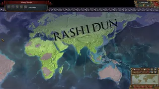 EU4 Rashidun Timelapse (Extended Timeline)