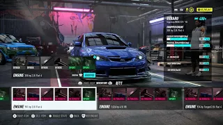 Subaru Impreza WRX STI '10 - All Maxed out Engines Stats+Sound | Need for Speed Heat