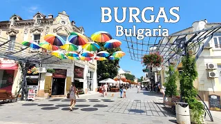 Burgas, Bulgaria 🇧🇬 - 4K Walking Tour