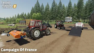 Cleaning of Stables, Selling Wool, Oat harvesting, Plowing│Campaign Of France│FS 19│Timelapse#10