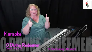 O Divine Redeemer - Key of Bb Minor (5 flats) - Gounod - Karaoke with Brenda