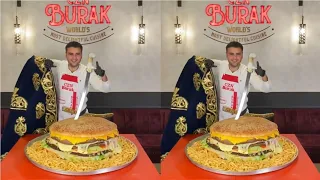 #CZN BURAK the smiling chef cooking gaint Burger 🍔🤩🤩😋😋