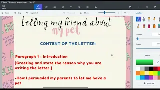 Structure and format of friendly letter