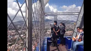 Vivir el sismo desde el último piso de la Torre Latino