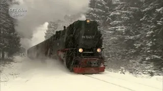 Wintermärchen bei den Harzer Schmalspurbahnen.