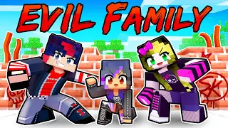 Adopted by the EVIL FAMILY in Minecraft!