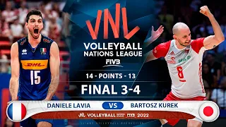 Daniele Lavia vs. Bartosz Kurek | 🇮🇹 ITA vs. 🇵🇱 POL - Highlights Final 3-4 | Men's VNL 2022