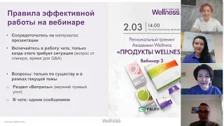 ТРЕНИНГ "ПРОДУКТЫ WELLNESS" АКАДЕМИИ WELLNESS, 3 вебинар (2.03.21)