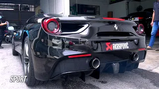 FERRARI 488 GTB X AKRAPOVIC EXHAUST