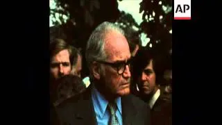 SYND 8 8 74 GOLDWATER AND RHODES SPEAK TO PRESS AFTER VISITING NIXON