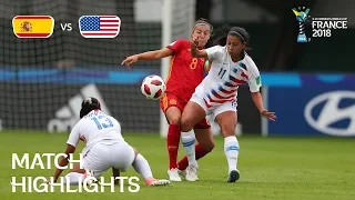 Spain v. USA - FIFA U-20 Women’s World Cup France 2018 - Match 21