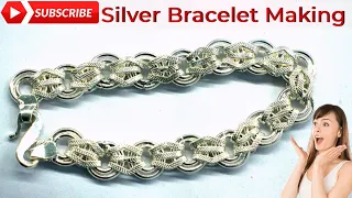 Latest Silver Kada Bracelet Making For Man. Latest Mens Silver Bracelet Making. AR Jewellery।