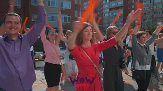 WOW Agency  FLASHMOB 700 человек, юбилей компании