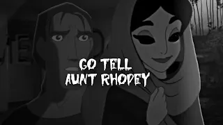 NON DISNEY CROSSOVER (+16) - GO TELL AUNT RHODEY
