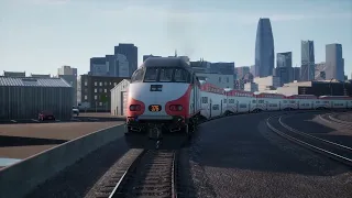 Train Sim World 4 Double Decker AC Caltrain from San Francisco (Mp36PH-3C CTX Locomotive)