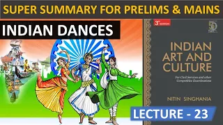 INDIAN DANCE | Indian Art & Culture by Nitin Singhania for UPSC CSE | STUDY IAS UNACADEMY