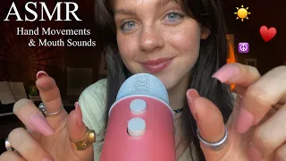 ASMR Plucking Away Negative Energy (Hand Movements & Gum Chewing)