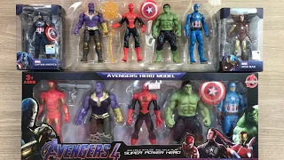 6 Minutes Satisfying With Unboxing Avengers Set 11 Pieces | ASMR | Hulk, IronMan, Thor Only $10 USD