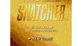 Mega-CD Longplay [006] Snatcher (part 1 of 2)