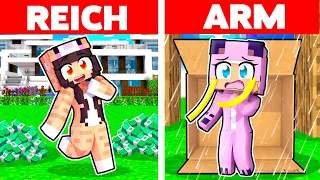 REICHE Schwester vs. ARME Schwester! ✿ Minecraft