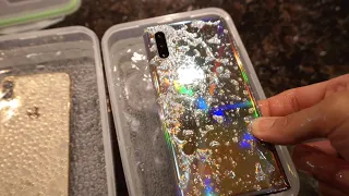 Samsung Galaxy Note 10 Plus vs iPhone XS Max FREEZE TEST! What Will Happen?! ❄️